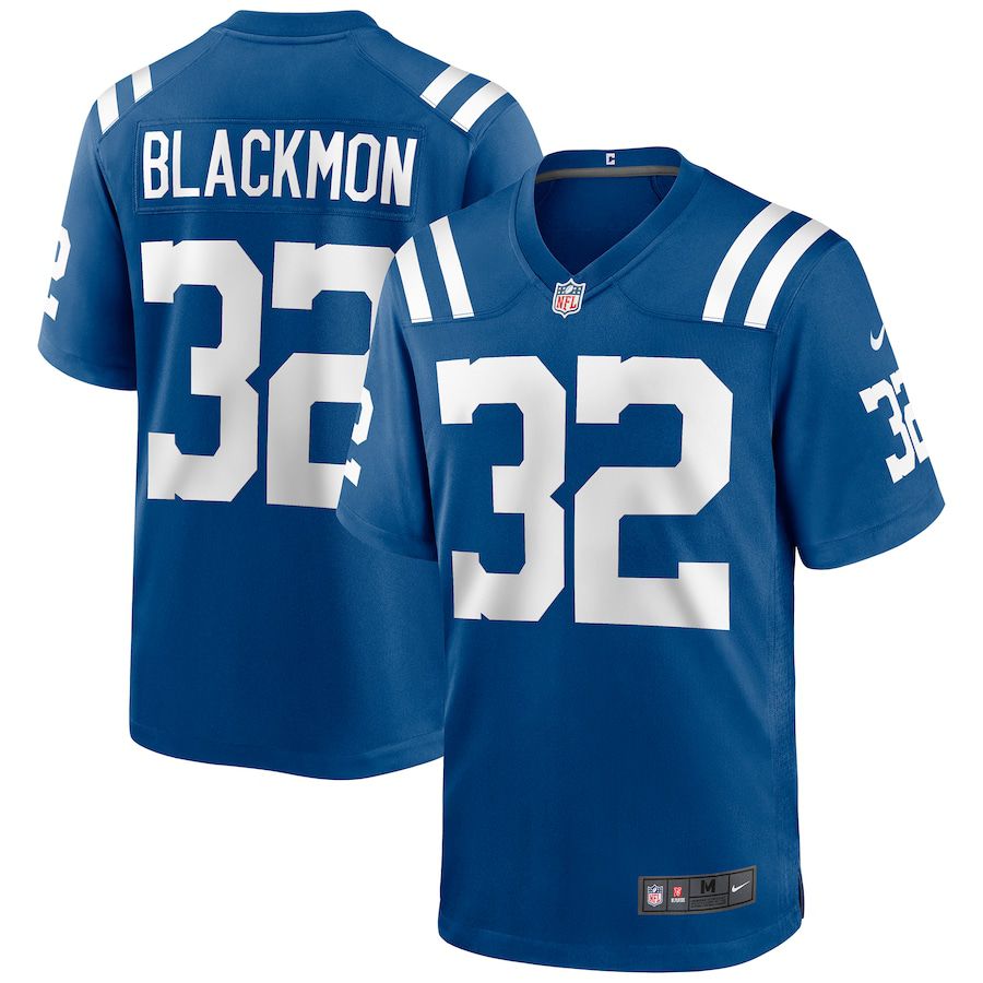 Men Indianapolis Colts 32 Julian Blackmon Nike Royal Game NFL Jersey